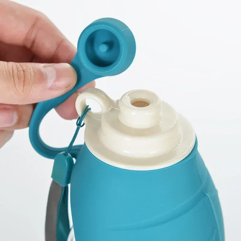 Botella de agua para perros pequeños y medianos, portátil y plegable, vaso de agua ligero para viajes al aire libre, suministros para mascotas