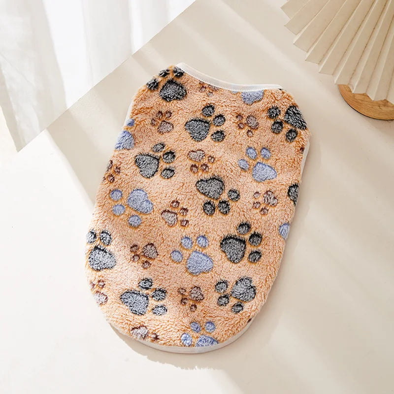 CHALECO DE DIBUJOS HUELLA