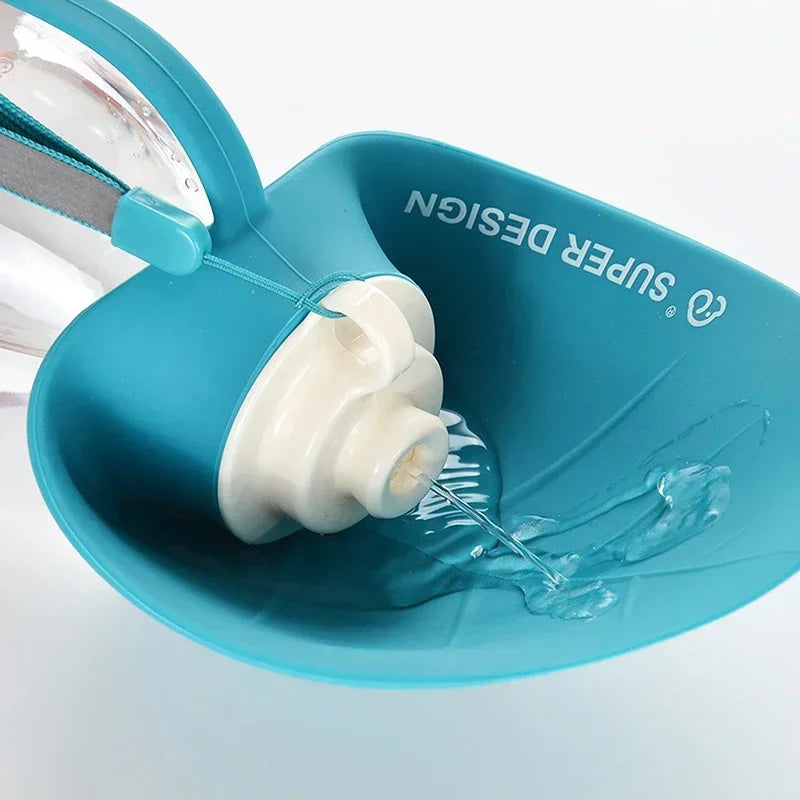 Botella de agua para perros pequeños y medianos, portátil y plegable, vaso de agua ligero para viajes al aire libre, suministros para mascotas